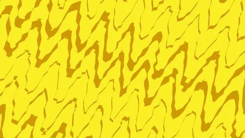 Abstract yellow wavy lines pattern background Illustrazione stock