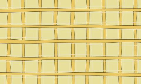 Abstract yellow, white and black lines pattern in seamless style. Stock Illustration