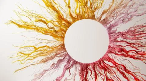 Abstract yet realistic background with a space for a text. 3D illustration Stock Illustration