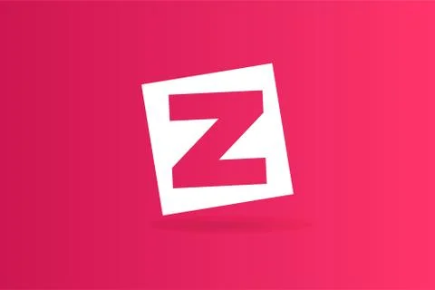 Abstract Z character vector logo icon template Illustrazione stock