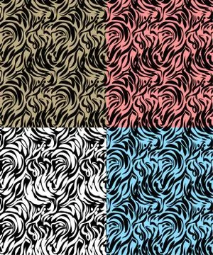 Abstract  zebra skin Stock Illustration
