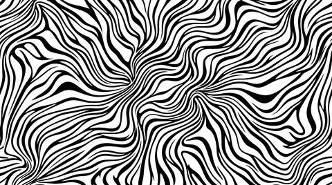 Abstract zebra stripe pattern black and white background. イラスト素材