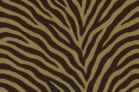 Abstract zebra stripes pattern brown and olive green textured background イラスト素材
