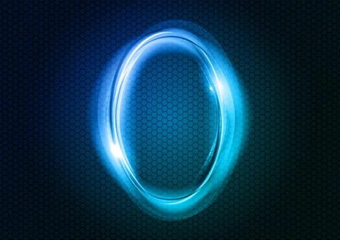 Abstract ZERO Illustrazione stock