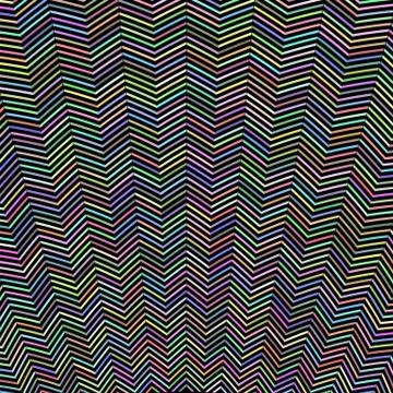 Abstract Zig Zag Pattern Stock Illustration