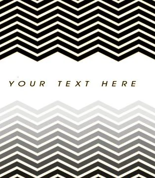 Abstract zig zag pattern on white background Stock Illustration