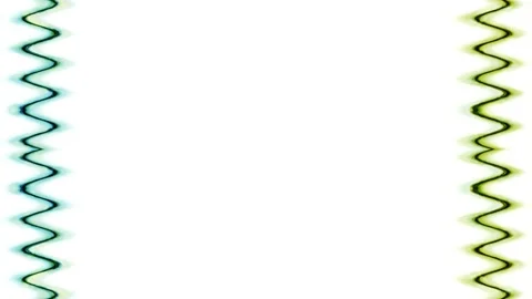 Abstract Zigzag Border Frame Design Stock Footage 284395468