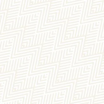 Abstract ZigZag Parallel Stripes. Stylish Ethnic Ornament. Vector Seamless .. Stockillustratie