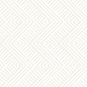 Abstract ZigZag Parallel Stripes. Stylish Ethnic Ornament. Vector Seamless .. Stockillustratie