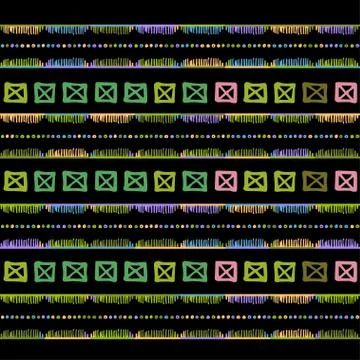 Abstract zigzag pattern for cover design. Tribal Stock Illustration