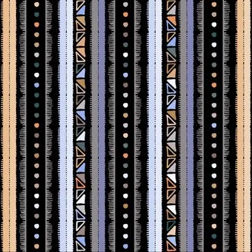 Abstract zigzag pattern for cover design. Tribal Stock Illustration