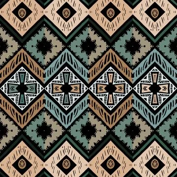 Abstract zigzag pattern for cover design. Tribal Stock Illustration
