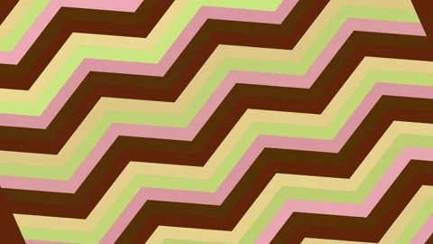 Abstract Zigzag Pattern with Earthy Tones Video stock 332184673