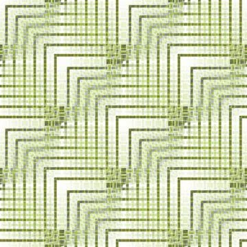 Abstract zigzag pattern green white diagonally Stock-Illustration