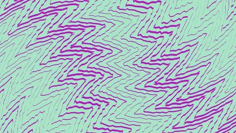 Abstract zigzag pattern with pink and blue lines 스톡 일러스트