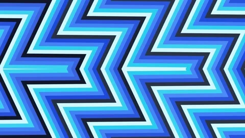 Abstract Zigzag Pattern in Shades of Blue Video stock 331723959