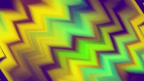 Abstract zigzag pattern with vibrant gradient colors, modern geometric art .. Stock Footage 314425405