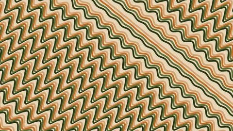 Abstract zigzag pattern in warm earth tones with wavy lines creating a textur Illustrazione stock