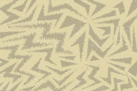 Abstract Zigzag Texture Pattern in Beige and Light Yellow Stock Illustration