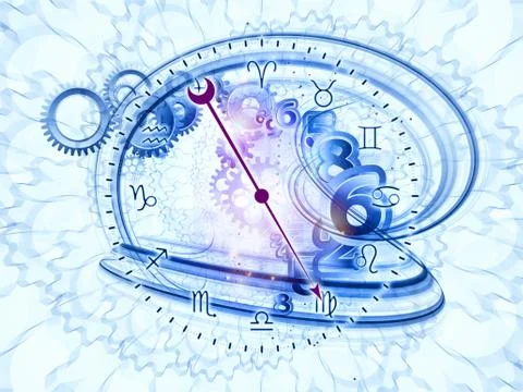 Abstract Zodiac backdrop Stock Illustration
