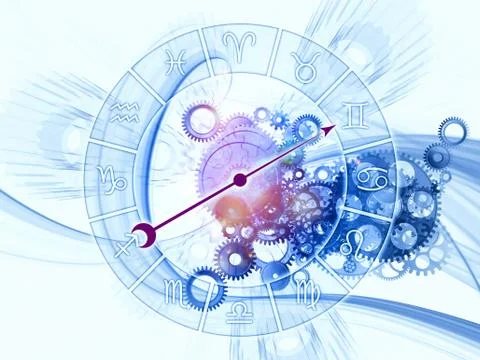 Abstract Zodiac backdrop Stock Illustration