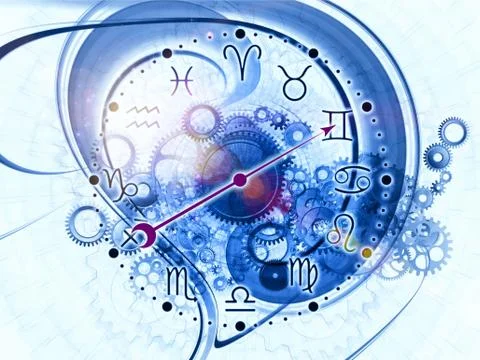 Abstract Zodiac backdrop Stock Illustration