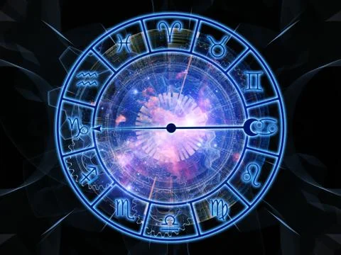 Abstract Zodiac backdrop Stock Illustration