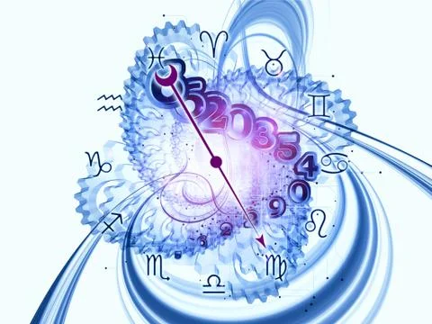 Abstract Zodiac backdrop Stock Illustration