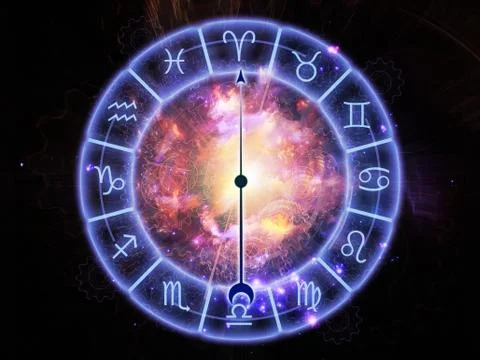 Abstract Zodiac backdrop Stock Illustration