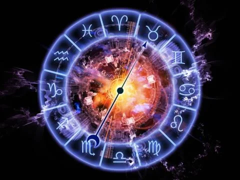 Abstract Zodiac background Stock Illustration
