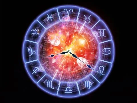 Abstract Zodiac background Stock Illustration