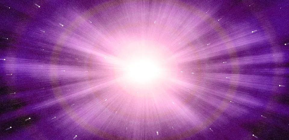 Abstract zoom effect of star light background Stock Illustration