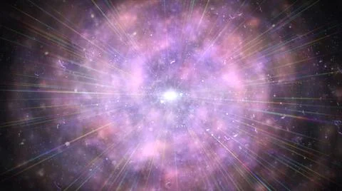 Abstract Zoom Effect Of Star Light Background Stock Illustration