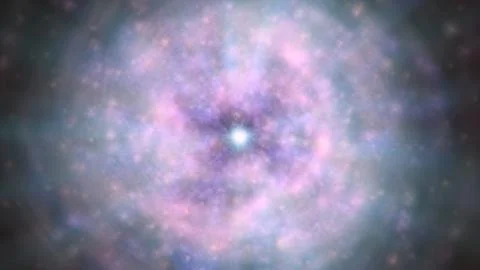 Abstract Zoom Effect Of Star Light Background Stock Illustration