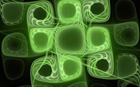 Abstract zoomed triangle cells background, image. Geometric, organic forms. A イラスト素材