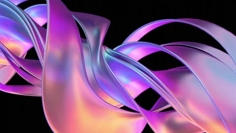 Abstract_curve_spiral_wave_animation_background Stock Footage 255661629