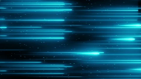 Abstract_rain_left to right_neon_LOOP_4K_blue Stock Footage 106006687