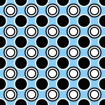 Abstractal circle pattern background design - colored vector graphic Stock Illustration