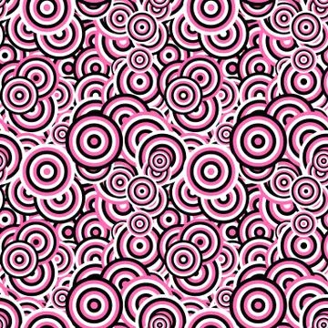 Abstractal concentric ring pattern background - vector design Stockillustratie