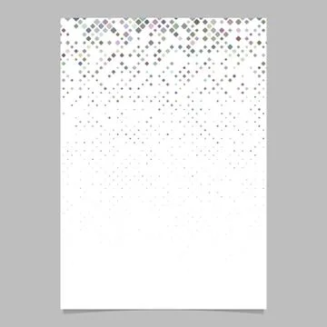 Abstractal rounded square mosaic pattern flyer background template イラスト素材