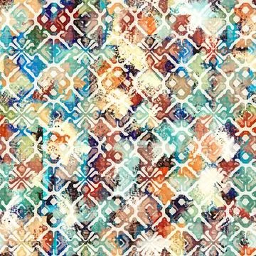 Abstract,Allover,Seamless,Background,Pattern,And,Wallpaper,With,Stylist,Blur Stock Illustration