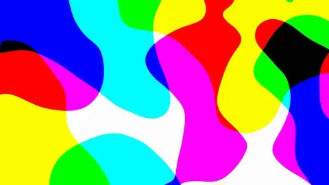 Abstract beautiful liquid multicolor background in bright rainbow colors Stock Footage 127083759