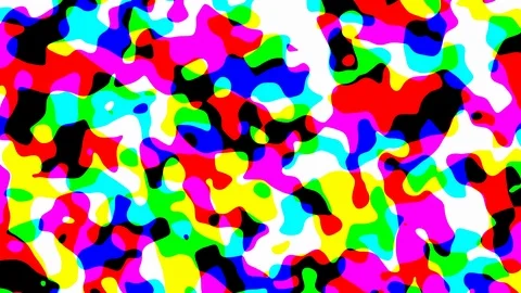 Abstract beautiful liquid multicolor background in bright rainbow colors Stock Footage 127084575