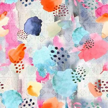 Abstract,Digital,Print,Pattern,Background Stock Illustration