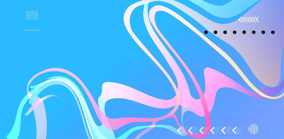 Abstractgeometric shape background. Cool flat vector design Stock Photos
