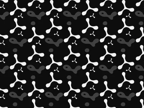 Abstraction and  overflow on a seamless spring pattern. Stock Illustration