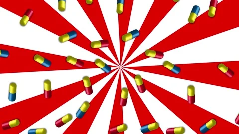 Abstraction background, vertical drop pill saver Stock Footage 130704115