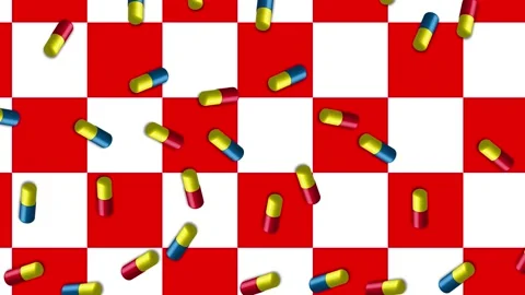 Abstraction background, vertical drop pill saver Stock Footage 130704123