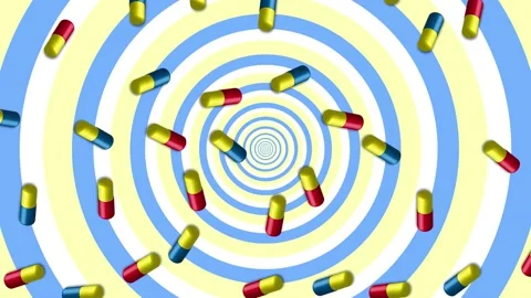 Abstraction background, vertical drop pill saver Stock Footage 130704126