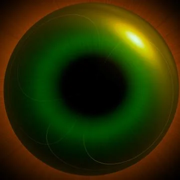 Abstraction ball, space Stock Illustration